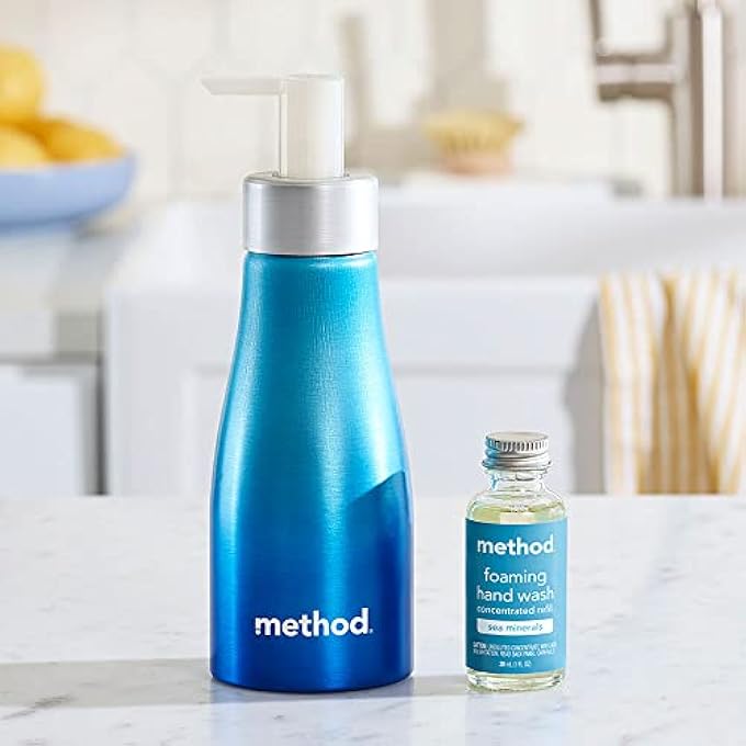 Method FOAMING HAND WASH CONCENTRATES REFILLS, SEA MINERALS, 4 RECYCLABLE 1 FL OZ REFILLS - Image 4